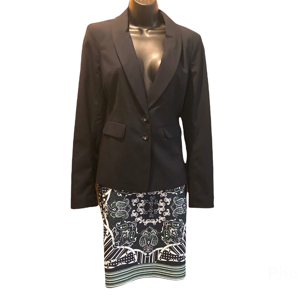 ANN TAYLOR Blazer Jacket. Navy Blue. EUC. Size 4. - Picture 5 of 5